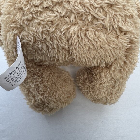 12" Cuddle Bear Teddy Plush Yellow Heart Stuffed Animal Little Tiger Press 2011 - Picture 13 of 14